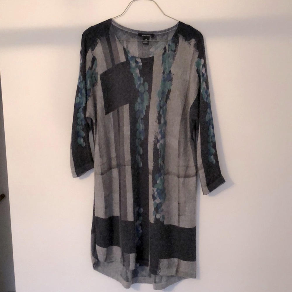 S Angora Lightweight Tunic Sweater Soft Knit Pattern Lagenlook